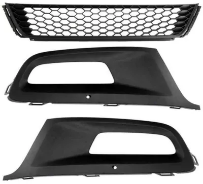Produktbild von SET Lüftungsgitter GRILL GITTER Stoßstange vorne Für VW POLO 6R 08.2009 - 12.2017 GTI