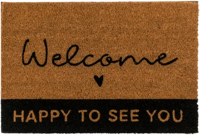 Immagine prodotto di Zerbino OOTB, Welcome-Happy to see you, circa 60 x 40 cm