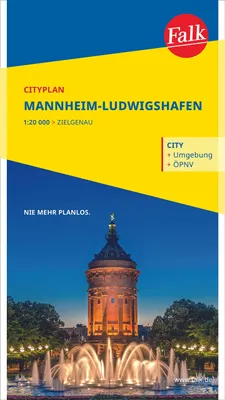 Produktbild von Falk Cityplan Mannheim-Ludwigshafen 1:22.500