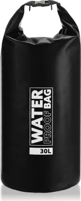 Produktbild von com-four® Wasserdichter Packsack - Wasserfester Packbeutel mit Tragegurt - Robuste Bootstasche für Wassersport - Trekkingsack 30 Liter
