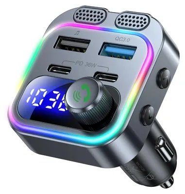 Produktbild von INF Bluetooth Auto-MP3-Player 5.3 mit PD30W Ladegerät Dual-USB ABS