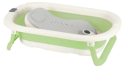 Produktbild von Faltbarer Hundebadewanne - Hundebad - Hundewaschbecken - Hundebassin - Badewanne für Welpen - Kompakt und platzsparend