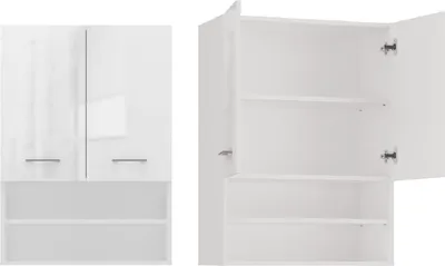 Produktbild von Unterschrank über der Waschmaschine POLA MINI DK 64x30xH90 weiß glänzend