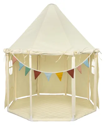 Image de Tente tipi pour enfants, couleur crème