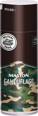 Produktbild von Sprühlack Maston Camouflage stumpfmatt RAL 8027 lederbraun 400 ml