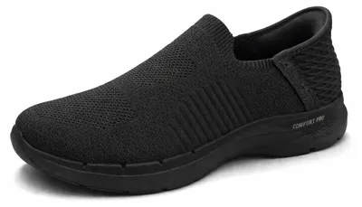 Produktbild von Halbschuhe 46 - Slip-On Schuhe - Freizeitschuhe Schwarz - fur Herren