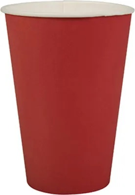 Obrázok produktu pre 20 pohárov na pitie, kartón, 0,2 l "Červený"