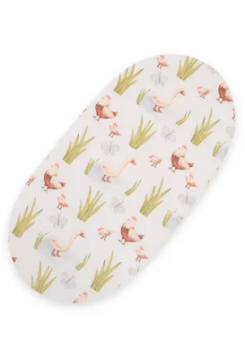 Obrázok produktu pre Bavlnené prestieradlo na kočík Moses Boho gondola 75x35 cm - V krajine