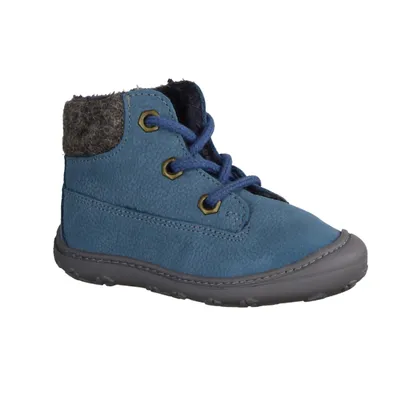 Produktbild von Ricosta Tary 1202902140 Jungen Lauflernschuh gefüttert, Boots, Leder, Blau - Kinderschuhe Gefütterte Kinderstiefel Gr. 18 - 42, Blau, leder (barbados)