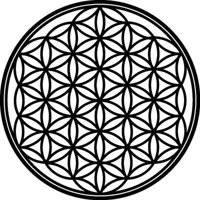 Produktbild von Wandtattoo - Blume des Lebens - Mandala - Sonnenkreis