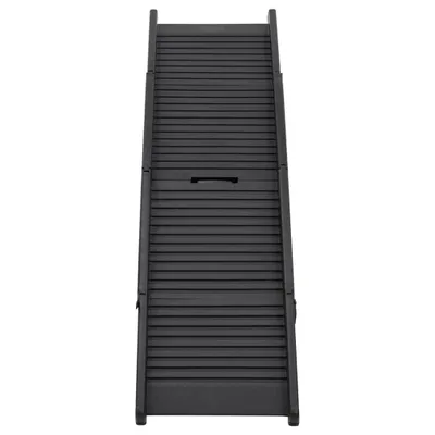 Produktbild von Langlebige Hunderampe Klappbar Schwarz 153x40x12,5cm Kunststoff - Möbel195850 - Sonstiges Hundezubehör