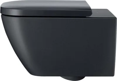 Obrázok produktu pre Duravit Happy D.2 WC sedadlo s mechanizmom Soft-Close čierne matné 0064591300