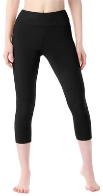 Image de Leggings 3/4 en coton pour femme Merry Style MS10-430 (noir, L)