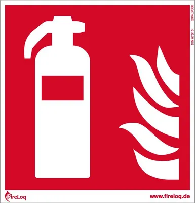 Produktbild von Feuerlöscher Symbol 20cm Folie selbstklebend