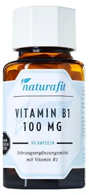 Image de naturafit Vitamine B1 100 mg gélules, 90 gélules