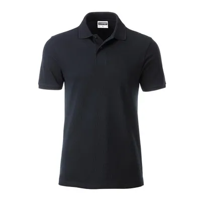 Produktbild von James and Nicholson Herren Basic Poloshirt FU119 (M) (Schwarz)