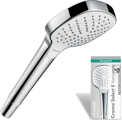 Produktbild von hansgrohe Croma Select E Vario Handbrause weiß/chrom, 1 Stk.