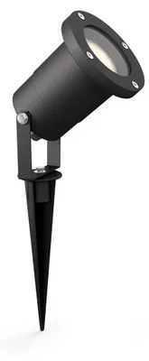 Obrázek produktu pro Philips myGarden Přízemní bodová / hrotová svítidla Puled, 4,6 W GU10, Venkovní sloupkové osvětlení, Černá, Hliník, Sklo, IP44, Terasa, Zahrada, I