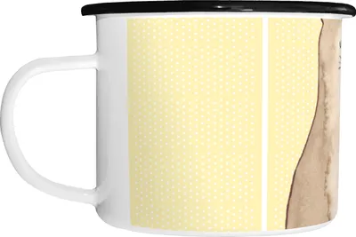 Produktbild von Mr. & Mrs. Panda Pott Katze Sitzen - Gelb Pastell - Geschenk, Herz, Teetasse, Katzen, Emaille Becher, Tasse, Haferl, Cats, Große, Liebe
