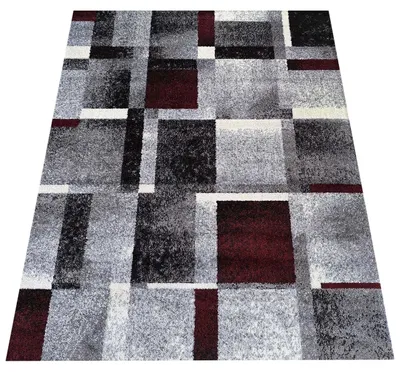 Obrázek produktu pro Kusový koberec OTTO 09 šedočervený 120 x 170 cm