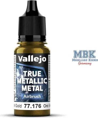 Imagen del producto de Vallejo VA77176 - Aerógrafo metálico "True Metallic" - Dorado verdoso