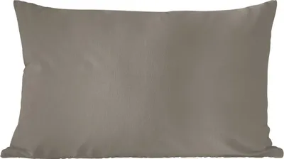 Produktbild von MuchoWow® Zierkissen Sofakissen Wohnzimmer Dekokissen 60x40 cm Grau - Farben - Einfarbig - Kopfkissen - Polster mit Foto