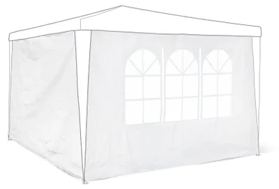 Obrázok produktu pre Relaxdays altánok bočné panely sada 2 3 x 3 m altánky bočná stena okno vonkajšie