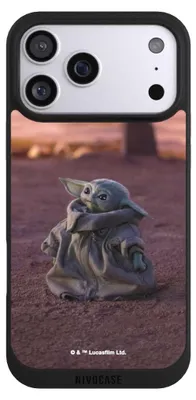 Produktbild von NIVOCASE Handyhülle für Apple iPhone 17 Pro Max  Hülle NIVOpure Case Schwarz Star Wars Baby Yoda The Child