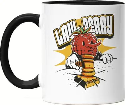 Produktbild von Law Berry Tasse Schwarz Law Lawyer Anwalt Gericht Gesetz Berry Beere Jus Jura Verhandlung Gerechtigkeit
