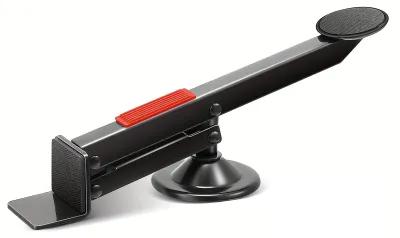 Image de Levier de porte à pied, outil d'installation robuste pour planches, pivotant à 360 degrés, destiné aux menuisiers, capacité de charge de 75 kg