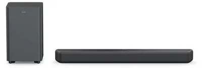 Produktbild von Philips TAB5601/10, 2.1 Kanäle, 145 W, Dolby Digital Plus, DTS Digital Surround, DTS Virtual:X, Musik, Dialog Enhance, 290 W, 8 Ohm