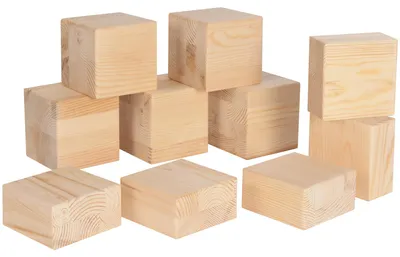 Produktbild von Eduplay Holzbausteine Set - Spielzeug Wasserbahn Bausatz 10 Stück