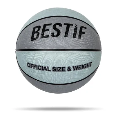 Produktbild von Basketball Ball für Kinder Erwachsene Basketbälle NBA Training | Bälle für Indoor und Outdoor Grau Gr. 5