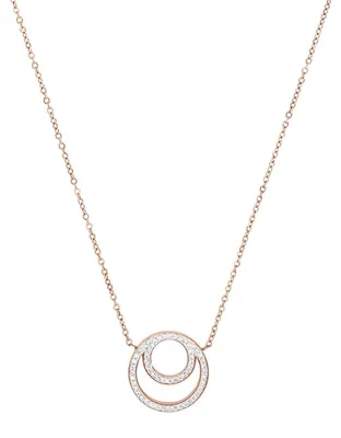Obrázek produktu pro Náramek "Amor" s přívěskem, ocel, dámské šperky, s syntetickým zirkonem, délka 45 + 3 cm
