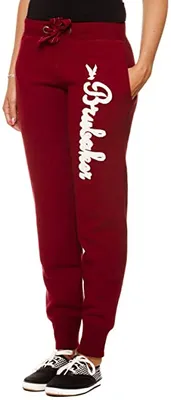 Produktbild von BRUBAKER Damen Fitness Workout Hose Jogginghose Bordeaux Gr. S