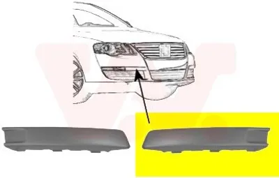Produktbild von VAN WEZEL 5839583 Stoßstangen-Abdeckung Vorne Links für VW Passat Variant (3C5) Passat Limousine (3C2)