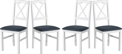 Image de Chaise de salle à manger - Set 4x Nilo 11, blanc,hygge 96