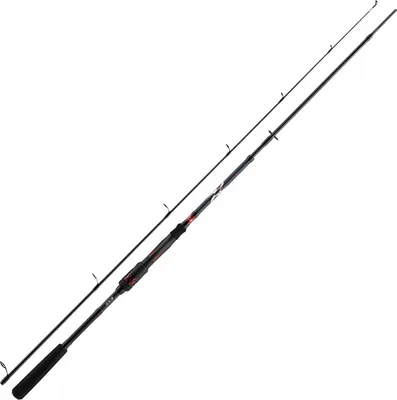 A fishing rod is shown against a white background.