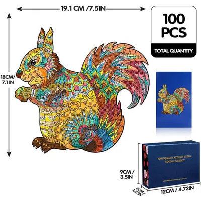 Obrázok produktu pre Drevené puzzle, 3D puzzle