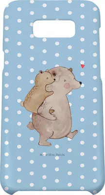 Produktbild von Mr. & Mrs. Panda Samsung Galaxy S8 plus Handyhülle  Papa Bär - Blau Pastell - Geschenk, Hülle, Vatertag, Handy, Cover, Geburtstag, Muttertag, Case