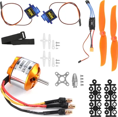 Obrázek produktu pro RC letadlo na dálkové ovládání 2212 KV2200 motor 6035 vrtule servo 30A ESC XT60 set