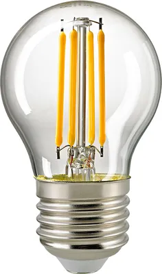Produktbild von Sigor 6135501 4.5W E27 Filament Clear LED-Tropfen, Sockel E27, 4,5 Watt, Warmweiß, 2700 K,  dimmbar