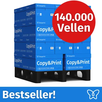 Productafbeelding van NIEUW: Easyprint Printerpapier Kopieerpapier 140000 Vel 28 x 5000 A4 Premium Extra Wit CIE 160 Testwinnaar PEFC-gecertificeerd