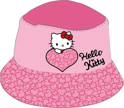 Produktbild von Hello Kitty Sonnenhut für Kinder UV-Schutz Fischerhut & Strandhut
