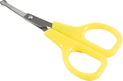 Produktbild von Poupy Poupy Schere mit abgerundeten, kleinkindsicheren Spitzen für mehr Sicherheit und ergonomischen Griff.