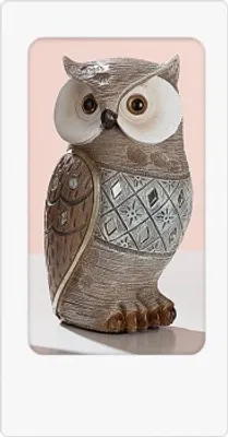 Produktbild von Deko Figur Eule Serie Goa 13cm