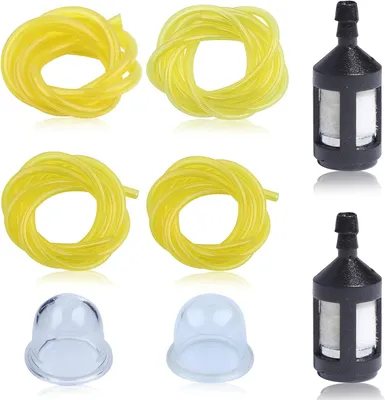 Immagine prodotto di Tubo in PVC per carburante, lunghezza 33 cm, confezione da 4 pezzi, adatto per motoseghe e decespugliatori