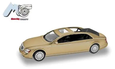Produktbild von MicroCity PKW Maybach 62S, gold (2002-2013) 87MC000024