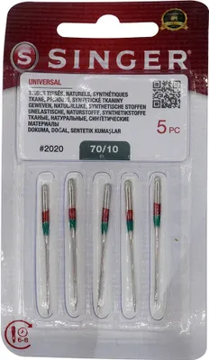 Produktbild von Singer 70/10 - 5x Nadel für Nähmaschine