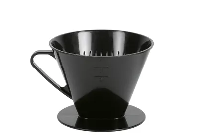 Produktbild von Kaffeehandfilter 1x4 mit 2 Lchern schwarz